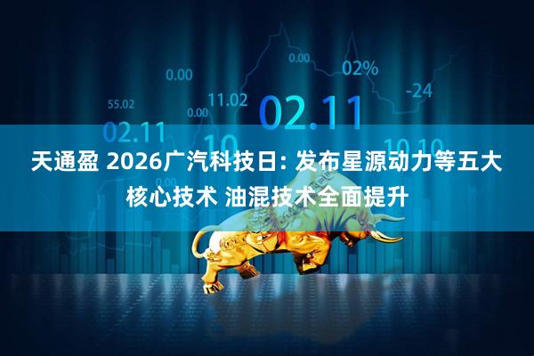 天通盈 2026广汽科技日: 发布星源动力等五大核心技术 油混技术全面提升